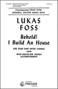 Behold I Build an House SATB choral sheet music cover